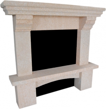 Chimenea de piedra natural mod. Capsades