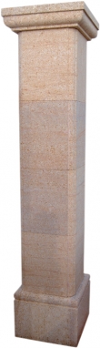 Pilar aplacado de piedra natural mod. Canto Pilastra